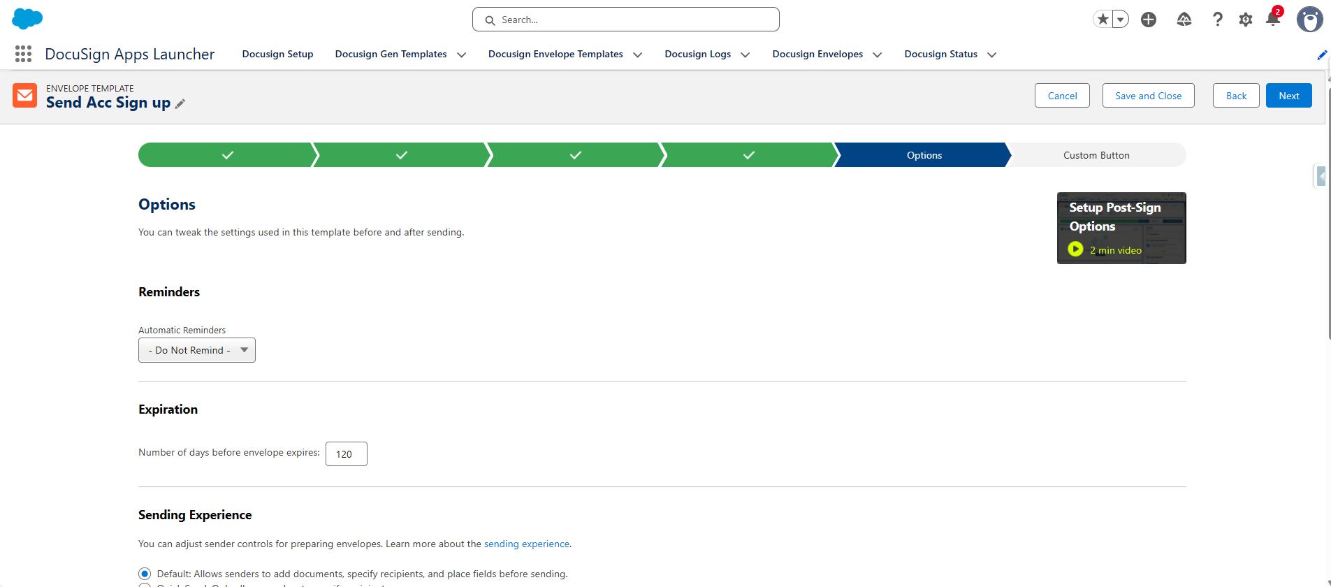 DocuSign Step 17
