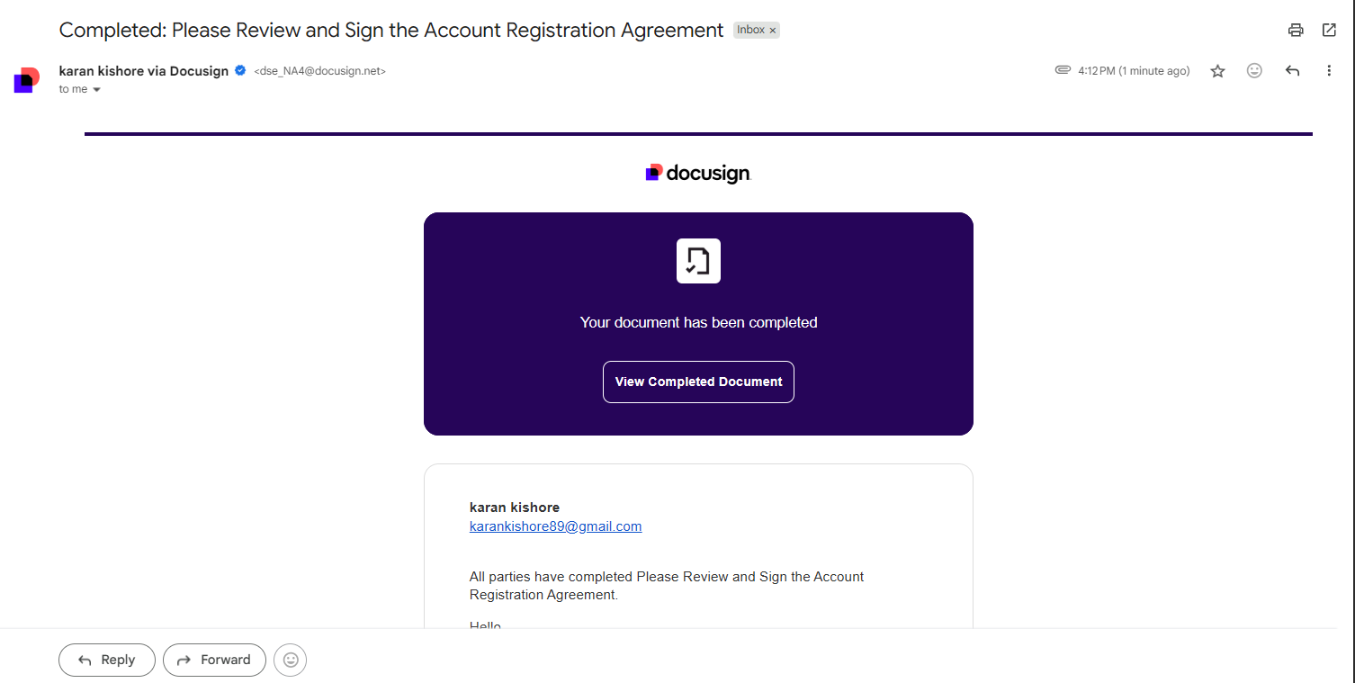 DocuSign Step 29