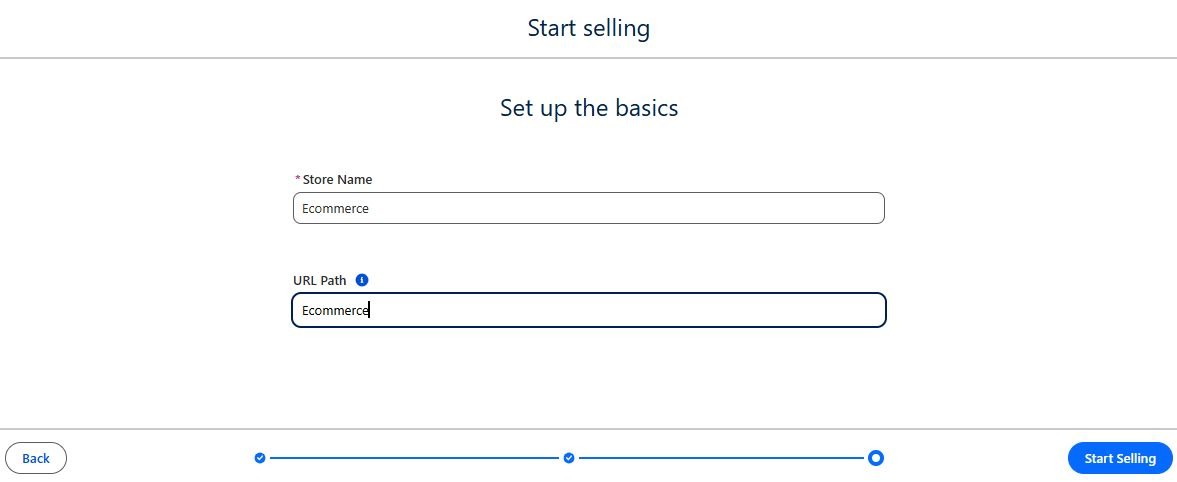 Salesforce B2B Commerce Cloud Store Set Up Step 25
