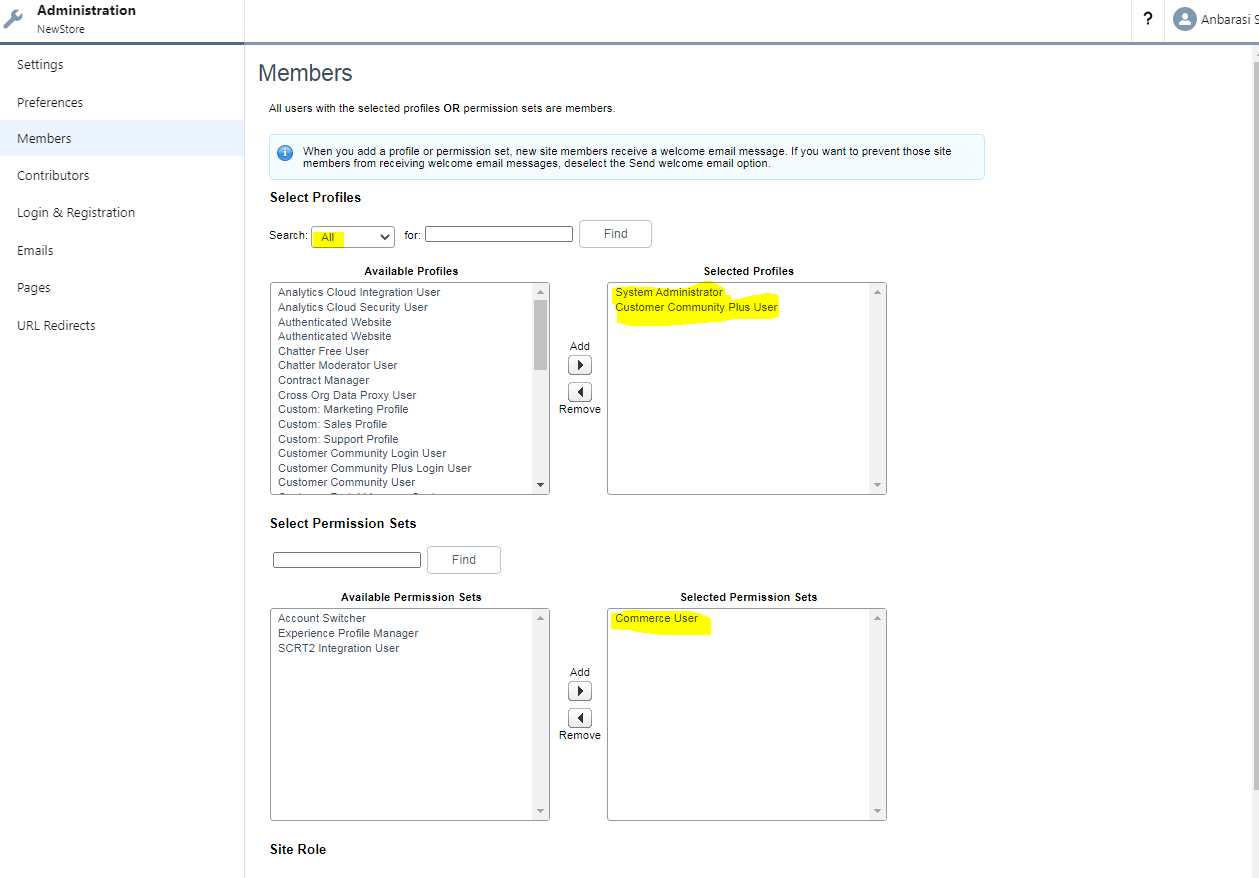 Salesforce B2B Commerce Cloud Store Set Up Step 26